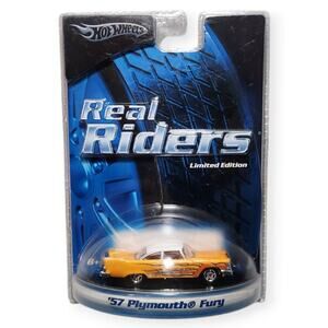 Hot Wheels Real Riders '57 Plymouth Fury Limited Edition (Mattel, 2005) Sealed